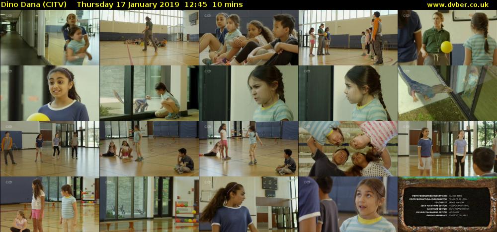 Dino Dana (CITV) Thursday 17 January 2019 12:45 - 12:55