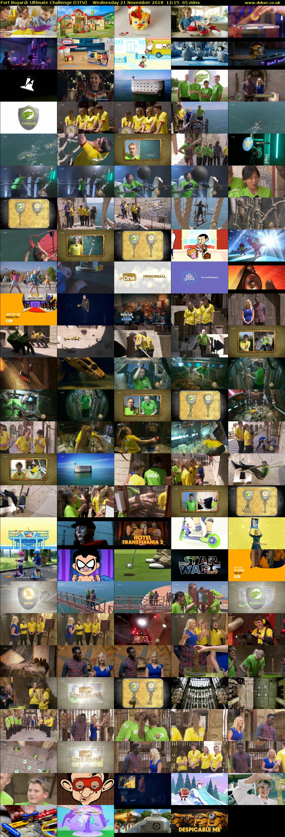 Fort Boyard: Ultimate Challenge (CITV) Wednesday 21 November 2018 12:15 - 13:20