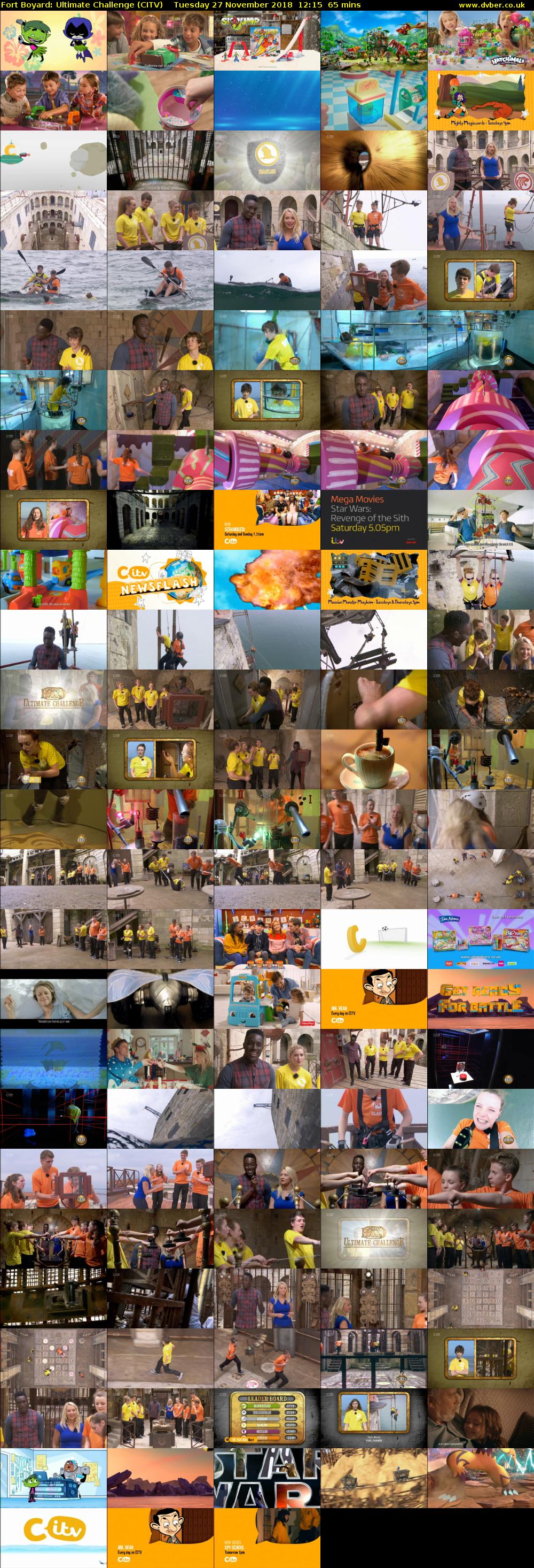 Fort Boyard: Ultimate Challenge (CITV) Tuesday 27 November 2018 12:15 - 13:20