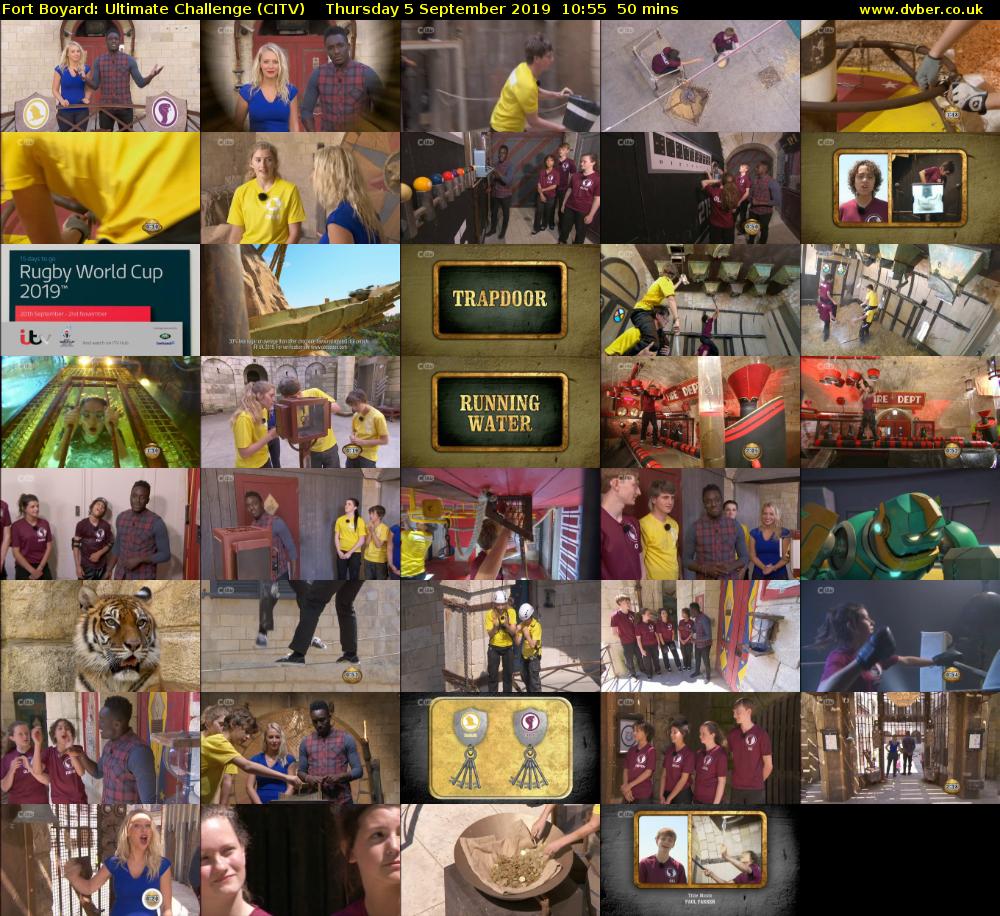 Fort Boyard: Ultimate Challenge (CITV) Thursday 5 September 2019 10:55 - 11:45