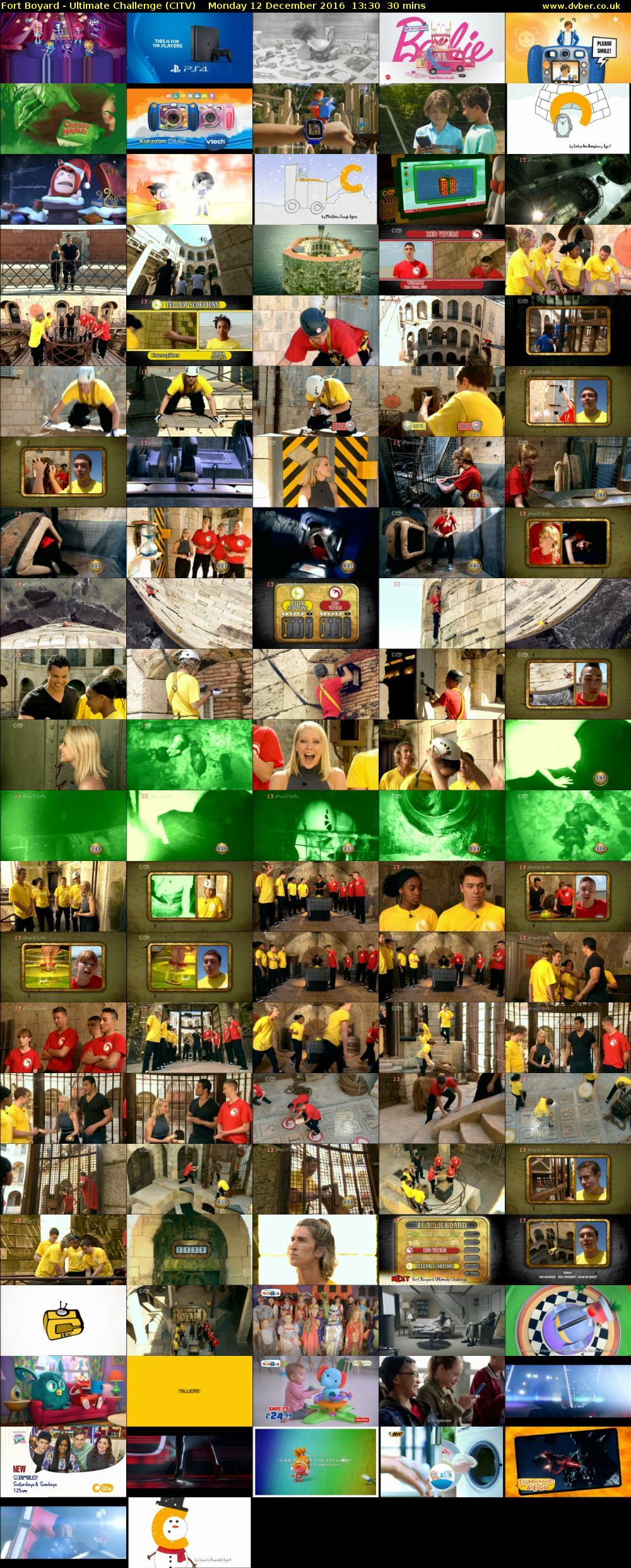 Fort Boyard - Ultimate Challenge (CITV) Monday 12 December 2016 13:30 - 14:00