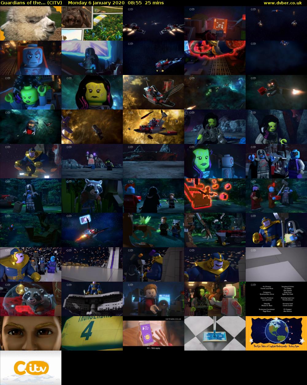 Guardians of the... (CITV) Monday 6 January 2020 08:55 - 09:20