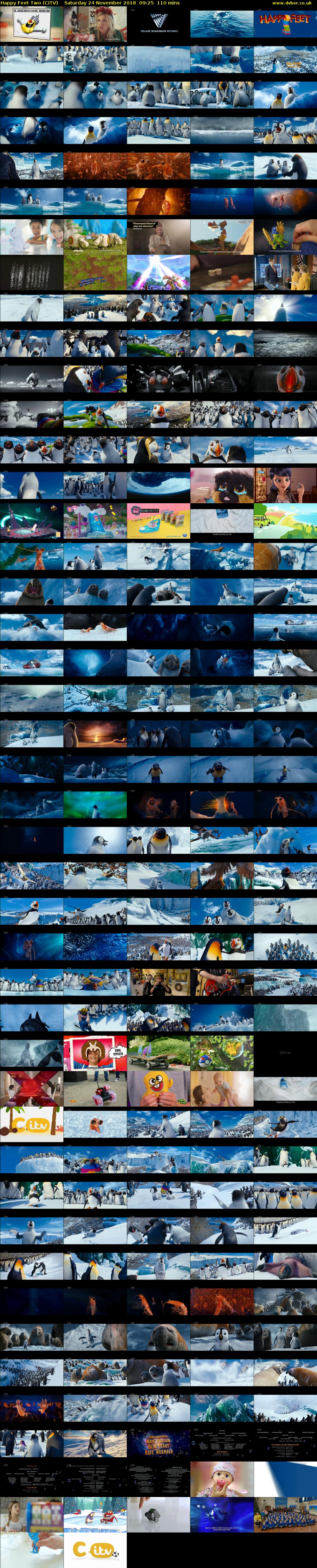 Happy Feet Two (CITV) Saturday 24 November 2018 09:25 - 11:15