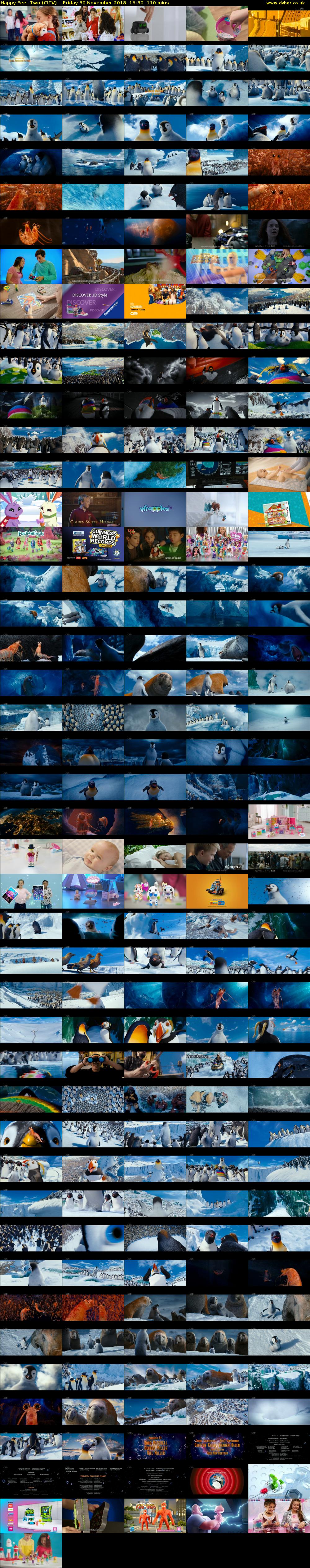 Happy Feet Two (CITV) Friday 30 November 2018 16:30 - 18:20