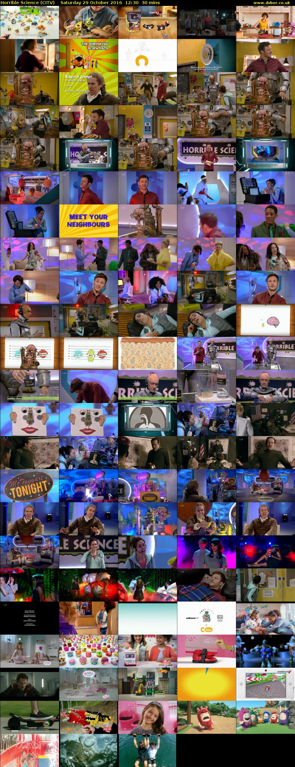 Horrible Science (CITV) Saturday 29 October 2016 12:30 - 13:00