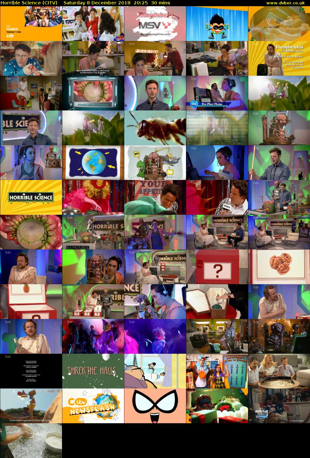 Horrible Science (CITV) Saturday 8 December 2018 20:25 - 20:55