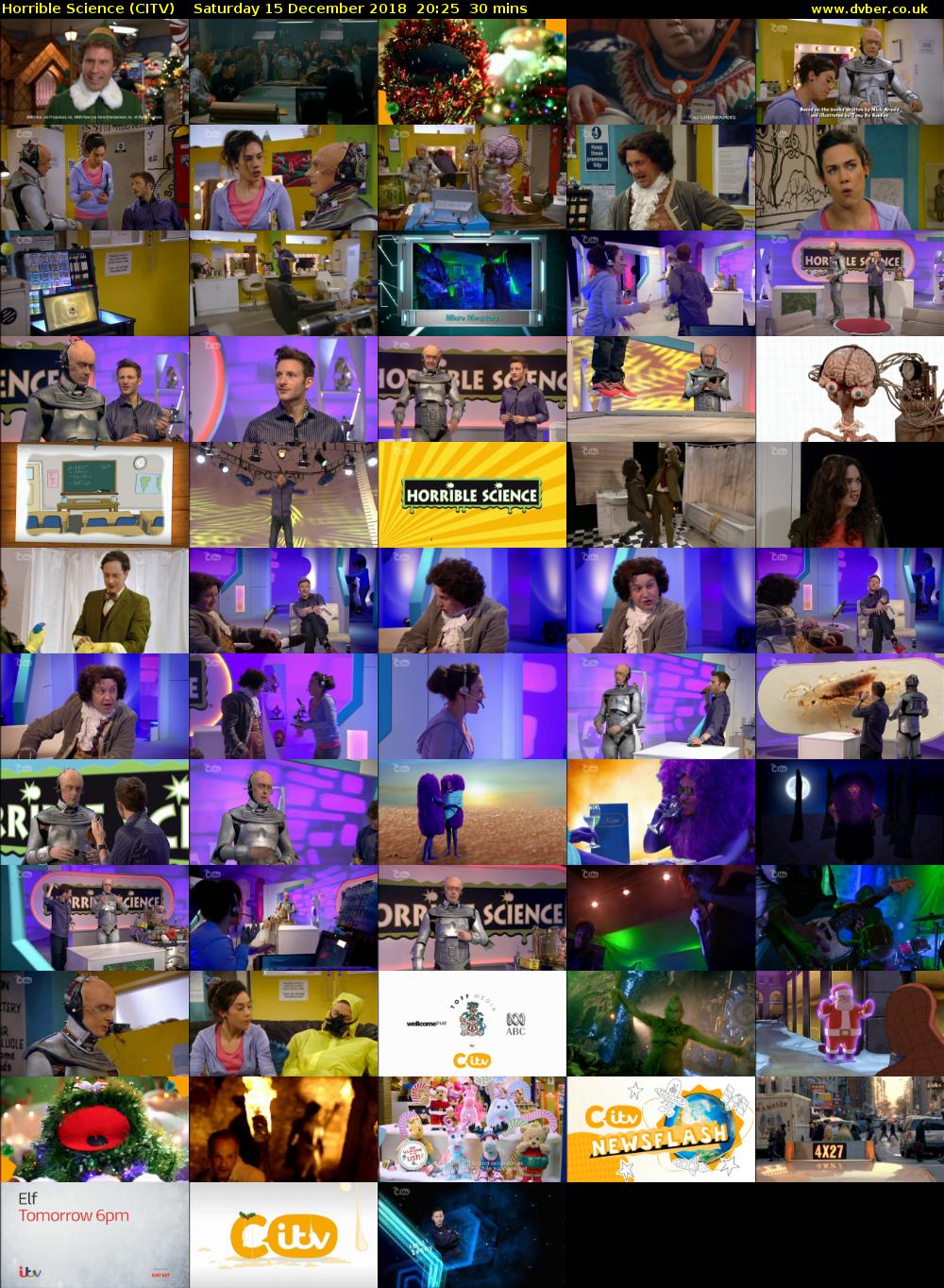 Horrible Science (CITV) Saturday 15 December 2018 20:25 - 20:55
