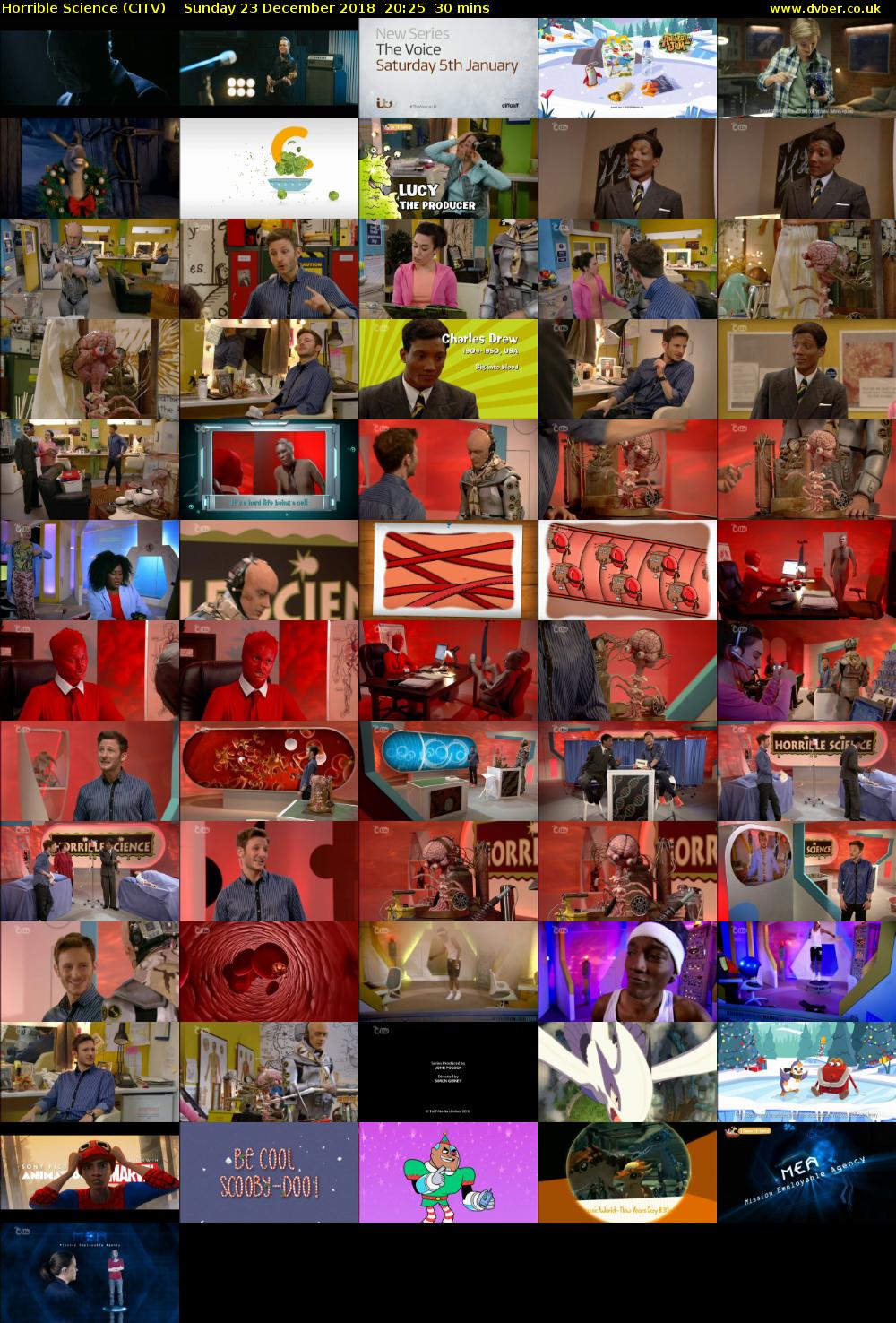 Horrible Science (CITV) Sunday 23 December 2018 20:25 - 20:55