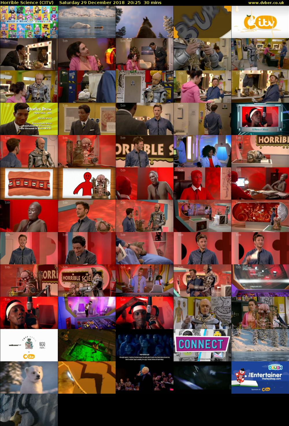Horrible Science (CITV) Saturday 29 December 2018 20:25 - 20:55