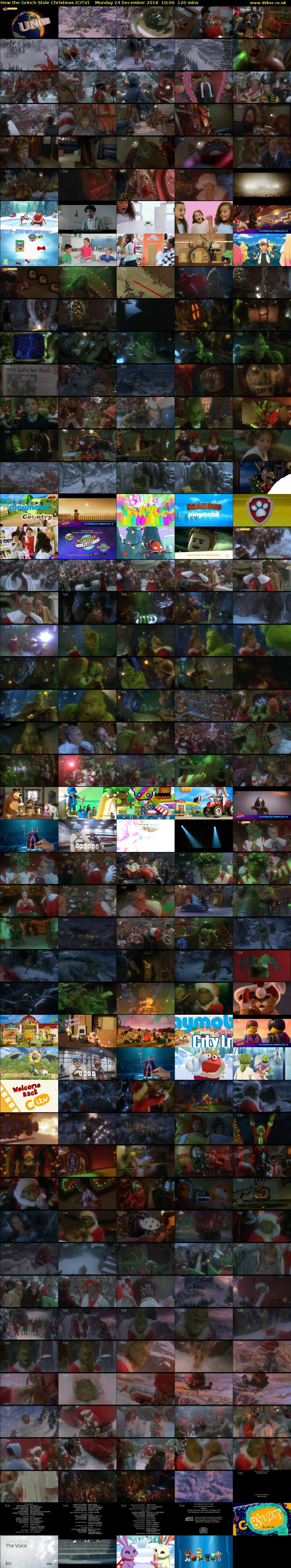 How the Grinch Stole Christmas (CITV) Monday 24 December 2018 10:00 - 12:00