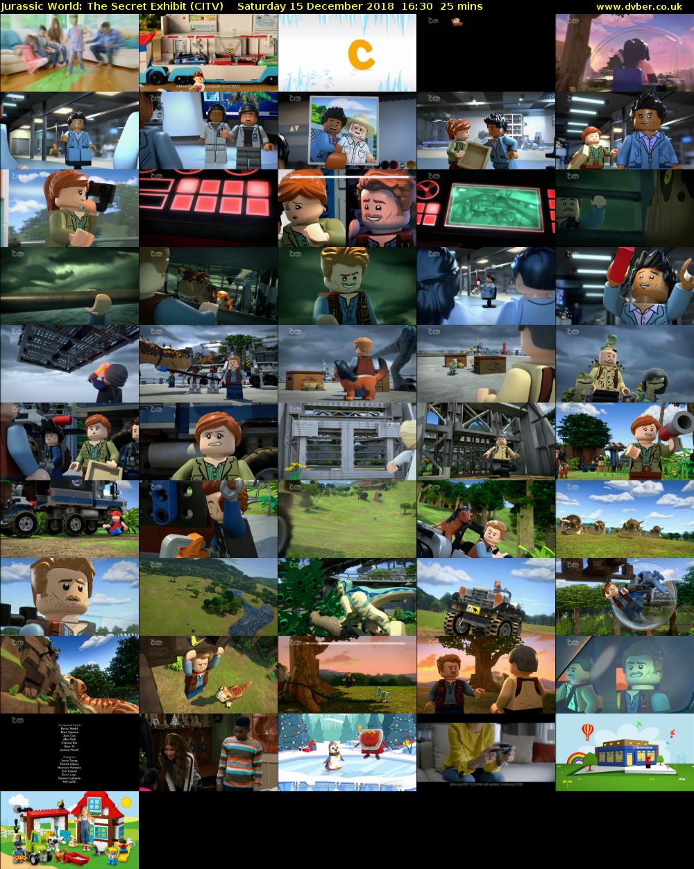 Jurassic World: The Secret Exhibit (CITV) Saturday 15 December 2018 16:30 - 16:55