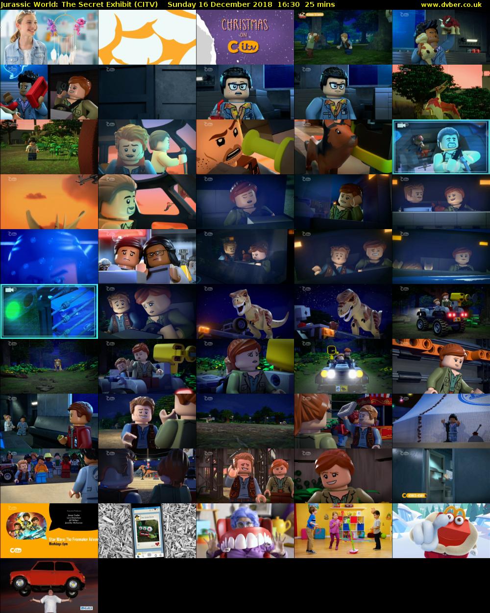 Jurassic World: The Secret Exhibit (CITV) Sunday 16 December 2018 16:30 - 16:55