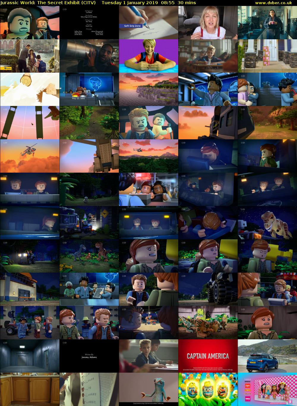 Jurassic World: The Secret Exhibit (CITV) Tuesday 1 January 2019 08:55 - 09:25