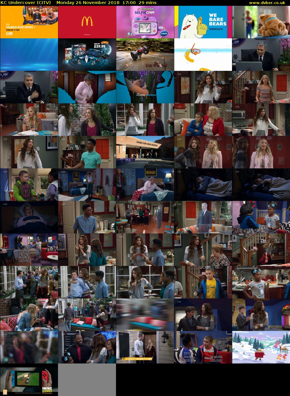 KC Undercover (CITV) Monday 26 November 2018 17:00 - 17:29