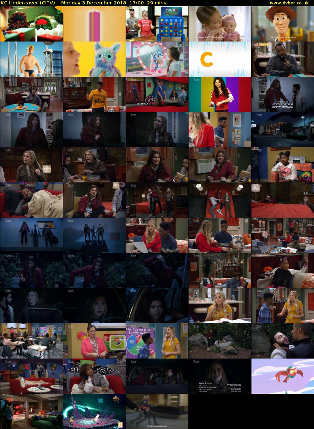 KC Undercover (CITV) Monday 3 December 2018 17:00 - 17:29