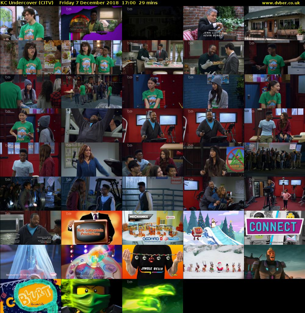 KC Undercover (CITV) Friday 7 December 2018 17:00 - 17:29