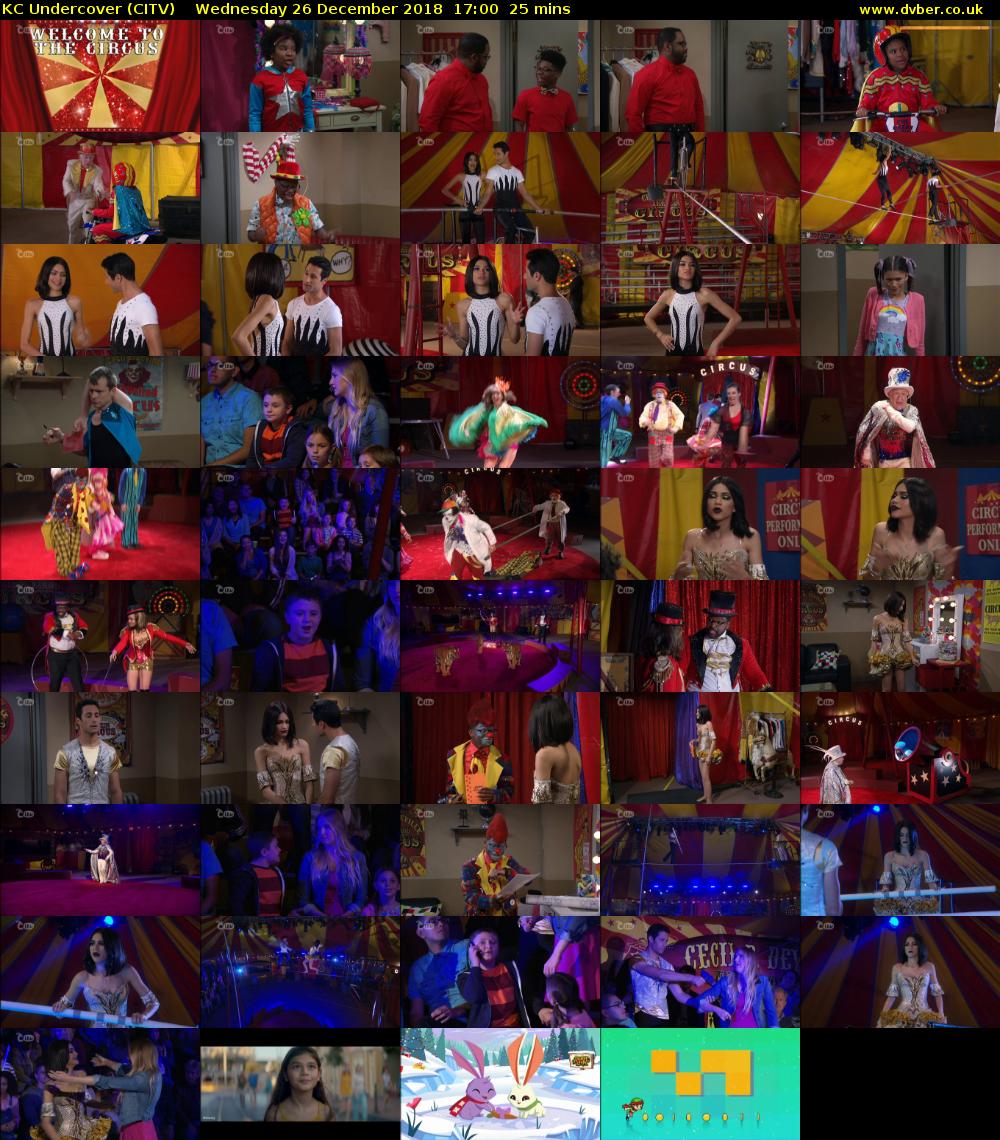 KC Undercover (CITV) Wednesday 26 December 2018 17:00 - 17:25