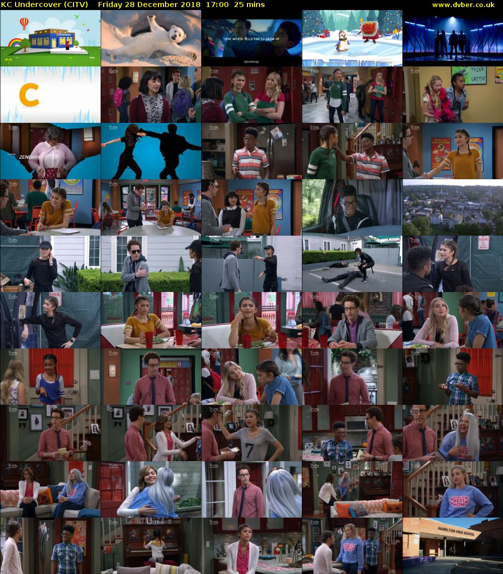 KC Undercover (CITV) Friday 28 December 2018 17:00 - 17:25