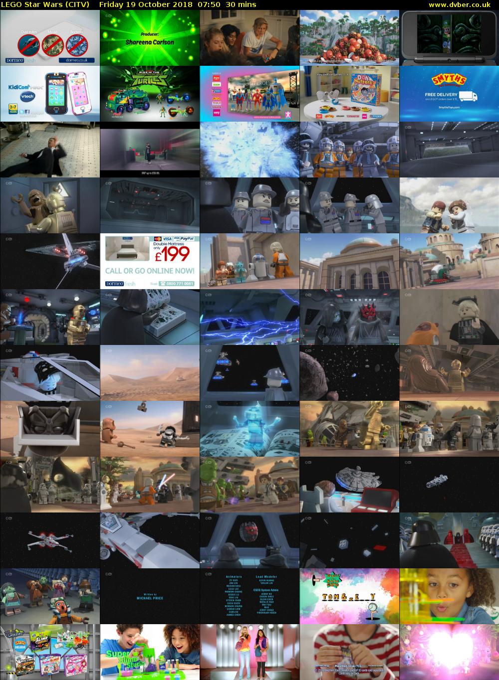 LEGO Star Wars (CITV) Friday 19 October 2018 07:50 - 08:20