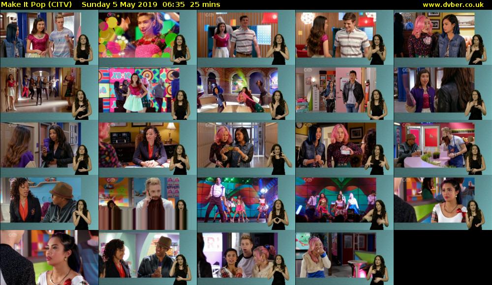 Make It Pop (CITV) Sunday 5 May 2019 06:35 - 07:00