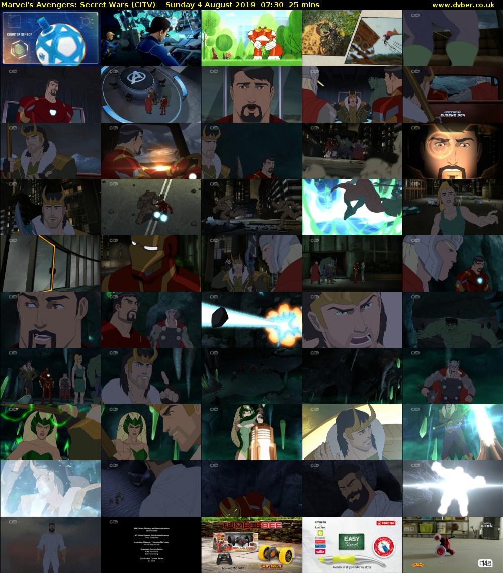 Marvel's Avengers: Secret Wars (CITV) Sunday 4 August 2019 07:30 - 07:55