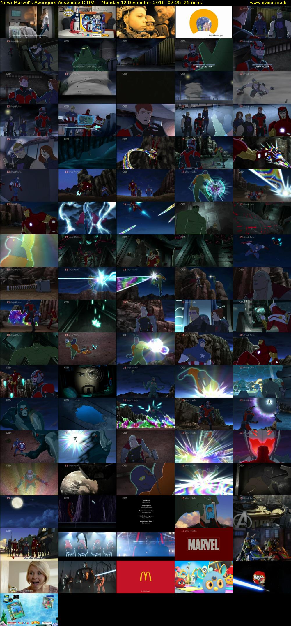 Marvel's Avengers Assemble (CITV) Monday 12 December 2016 07:25 - 07:50