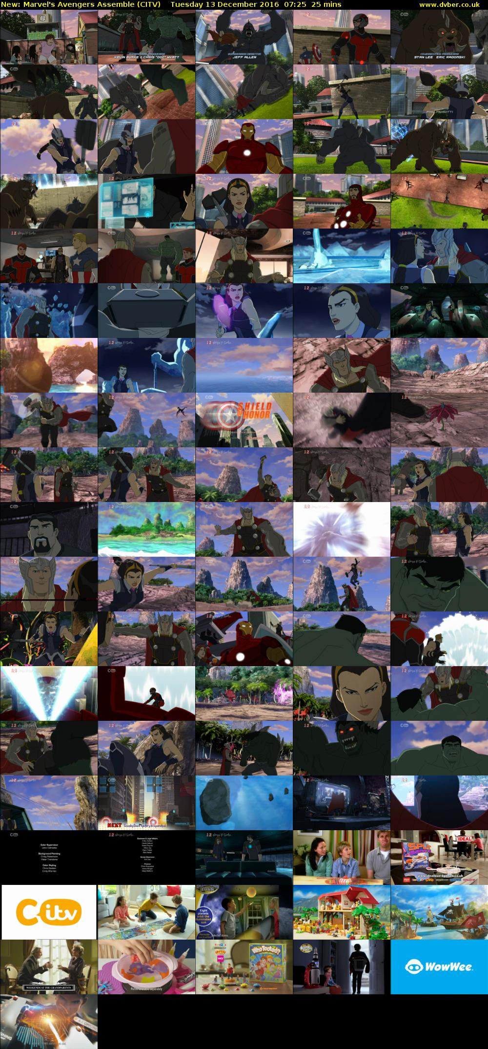 Marvel's Avengers Assemble (CITV) Tuesday 13 December 2016 07:25 - 07:50
