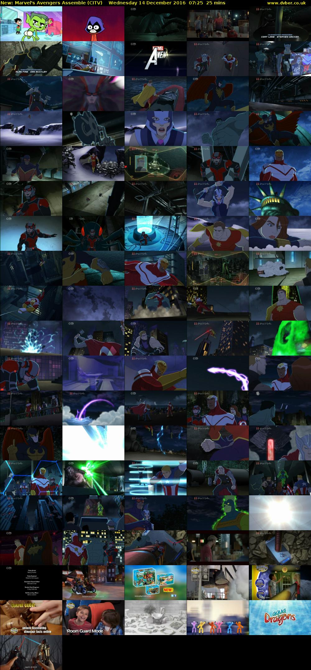 Marvel's Avengers Assemble (CITV) Wednesday 14 December 2016 07:25 - 07:50