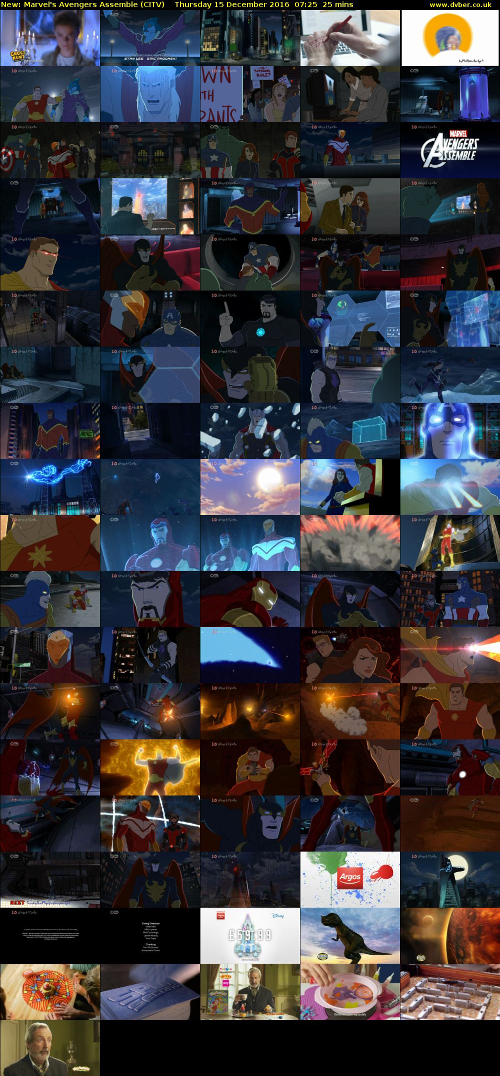 Marvel's Avengers Assemble (CITV) Thursday 15 December 2016 07:25 - 07:50