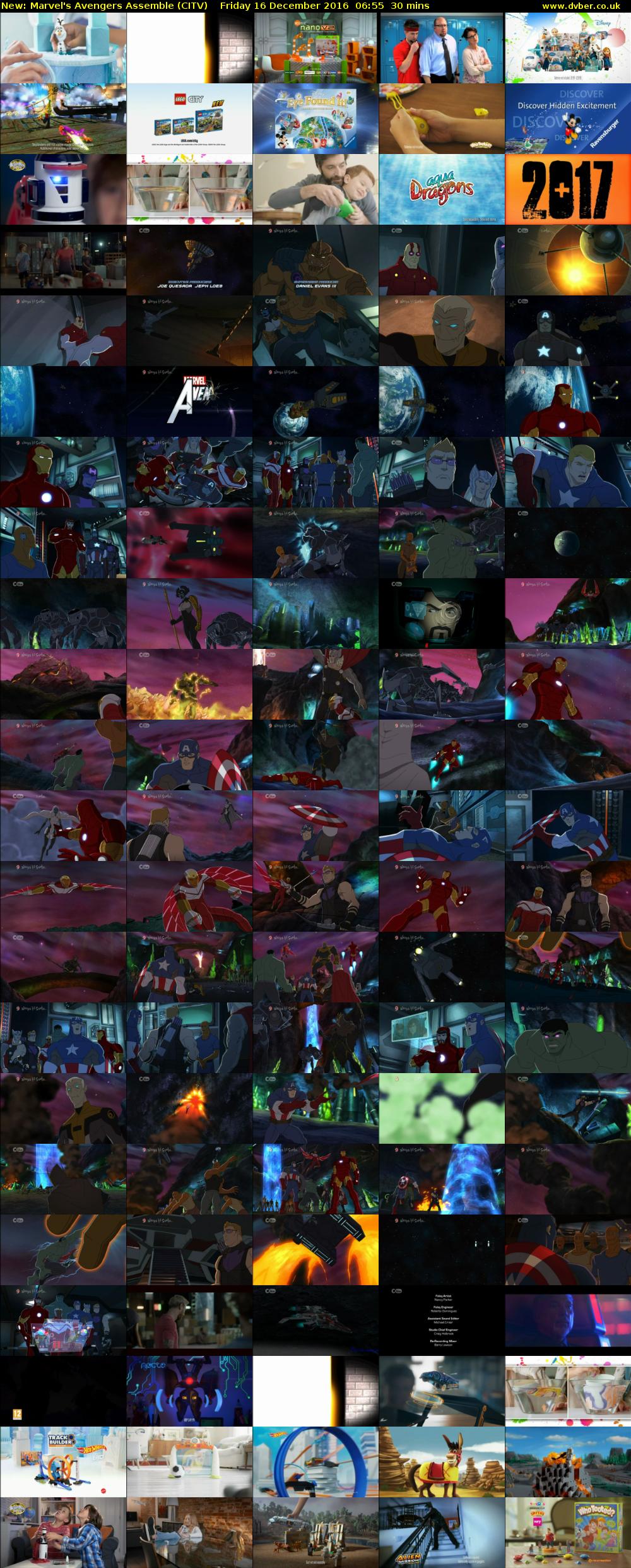 Marvel's Avengers Assemble (CITV) Friday 16 December 2016 06:55 - 07:25