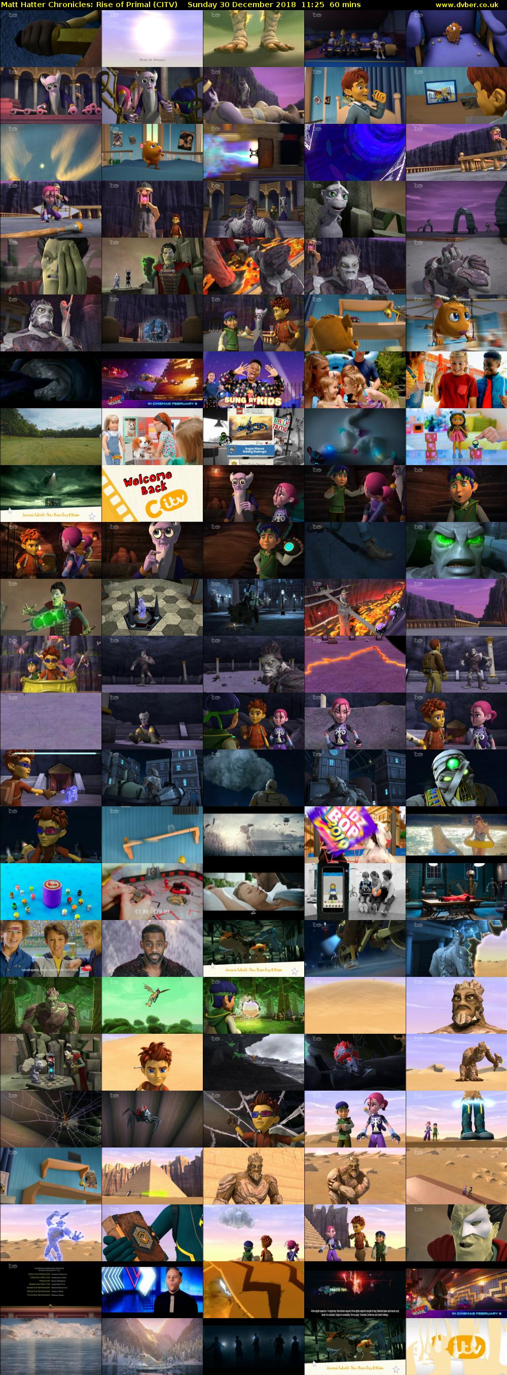 Matt Hatter Chronicles: Rise of Primal (CITV) Sunday 30 December 2018 11:25 - 12:25