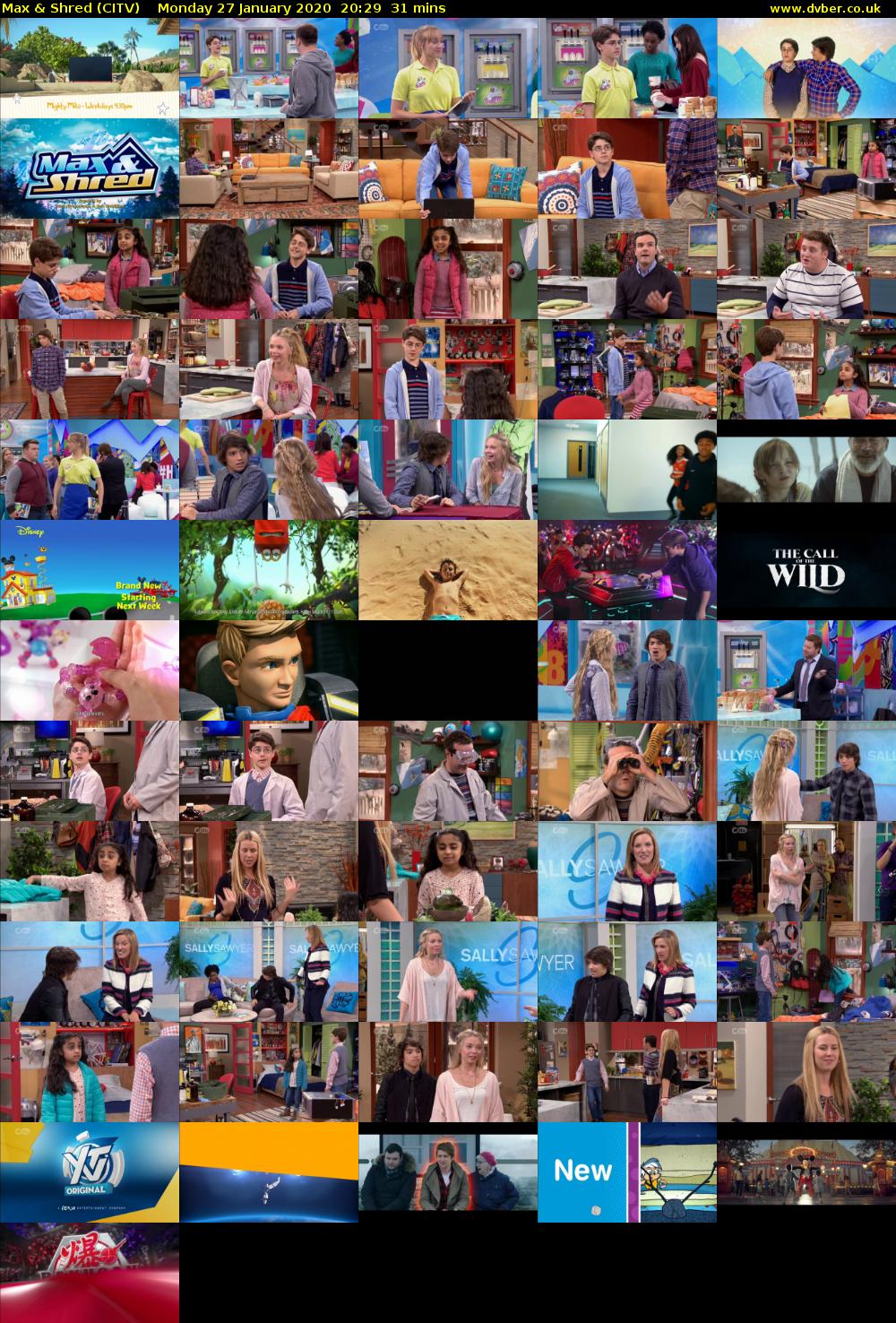 Max & Shred (CITV) Monday 27 January 2020 20:29 - 21:00