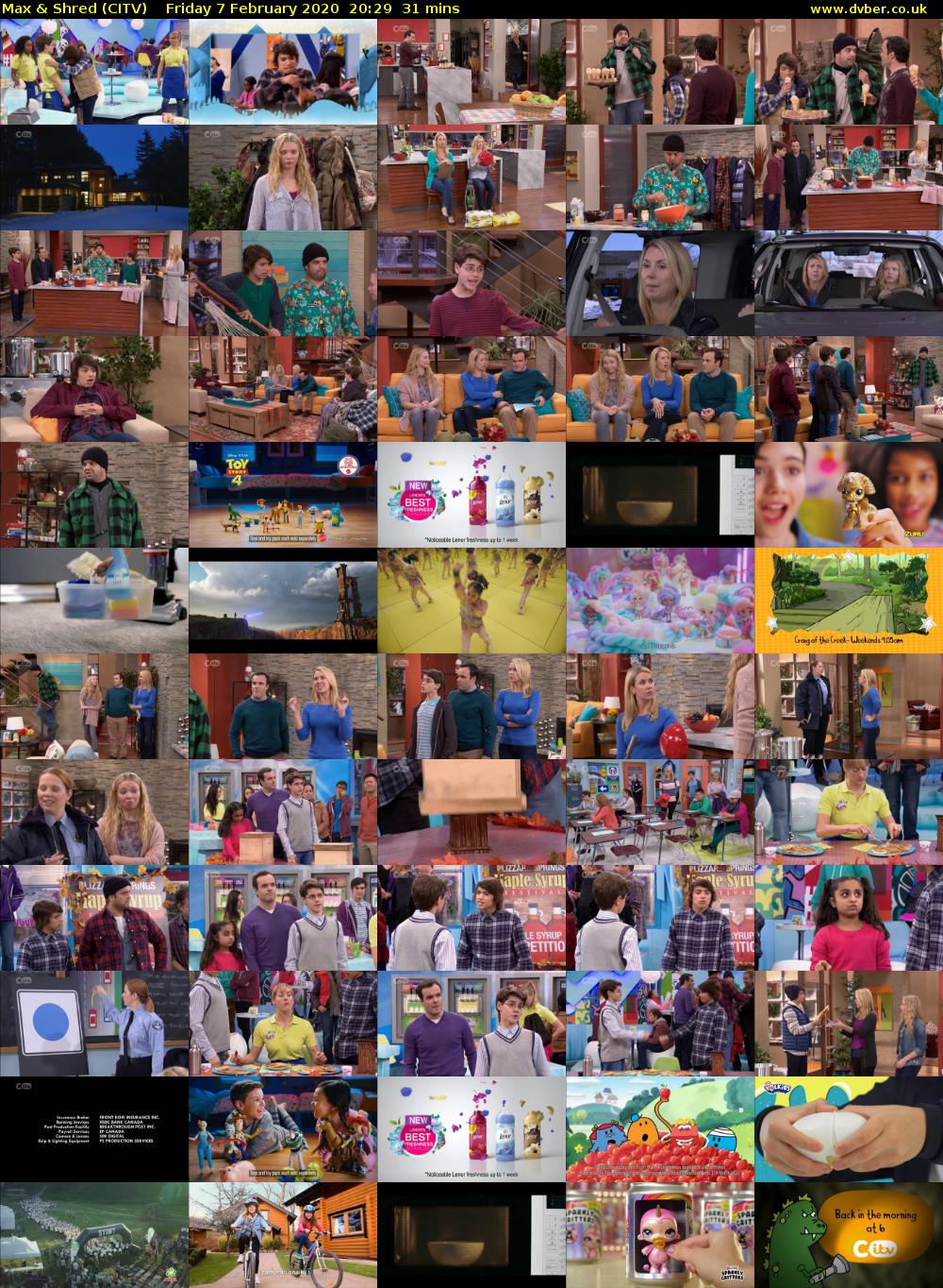 Max & Shred (CITV) Friday 7 February 2020 20:29 - 21:00