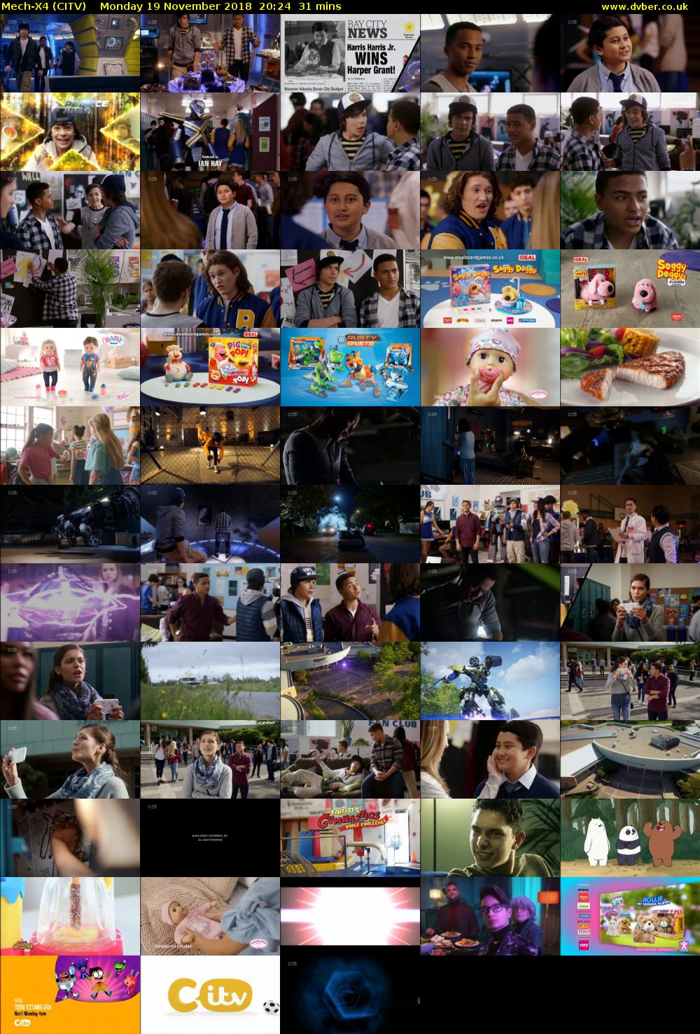 Mech-X4 (CITV) Monday 19 November 2018 20:24 - 20:55