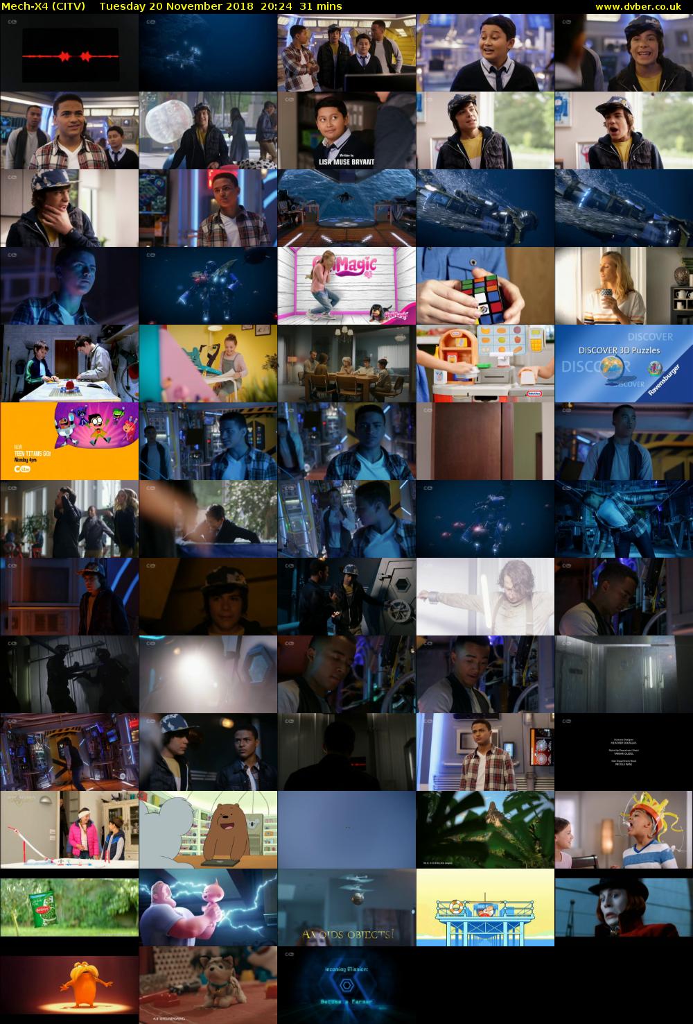 Mech-X4 (CITV) Tuesday 20 November 2018 20:24 - 20:55