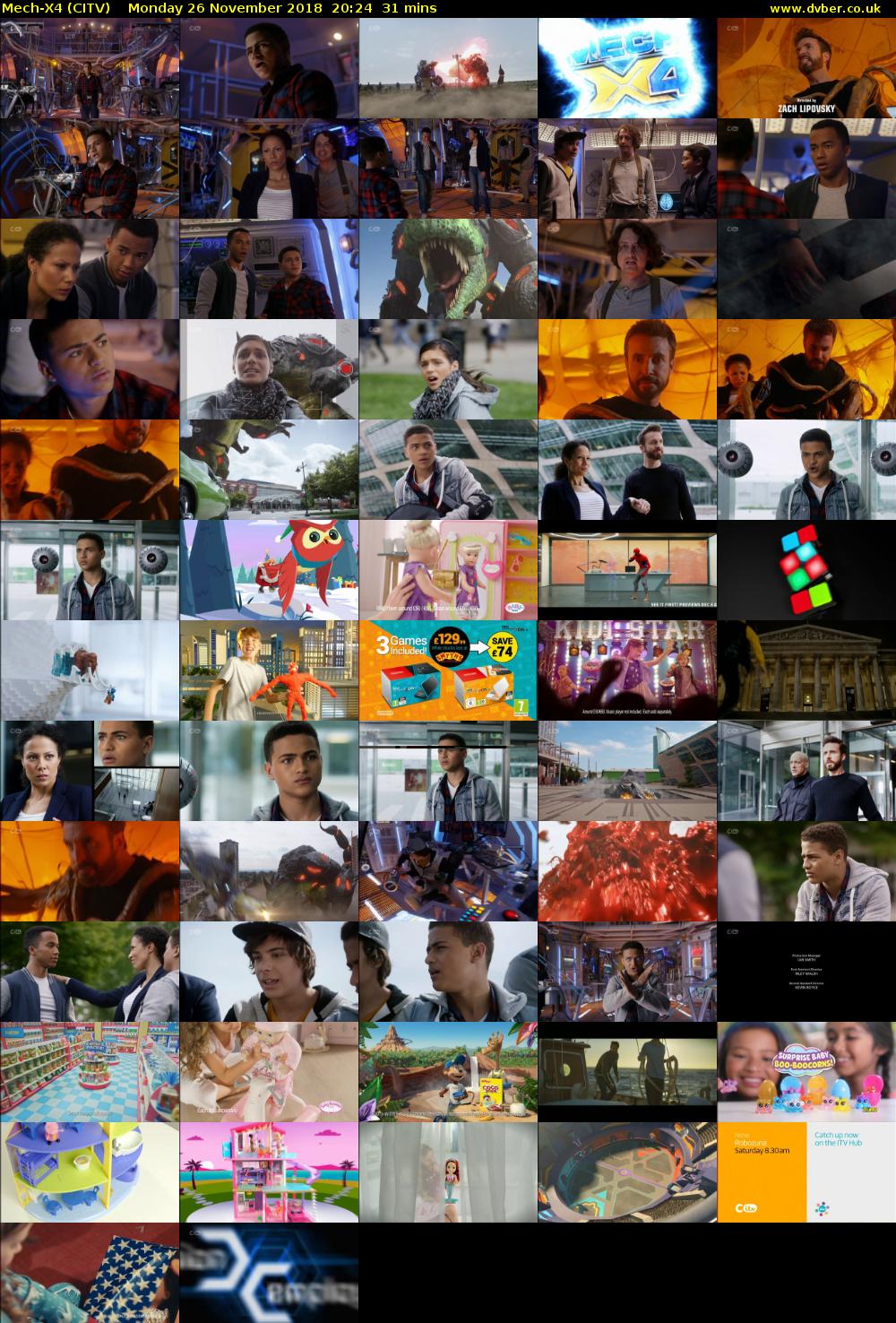 Mech-X4 (CITV) Monday 26 November 2018 20:24 - 20:55