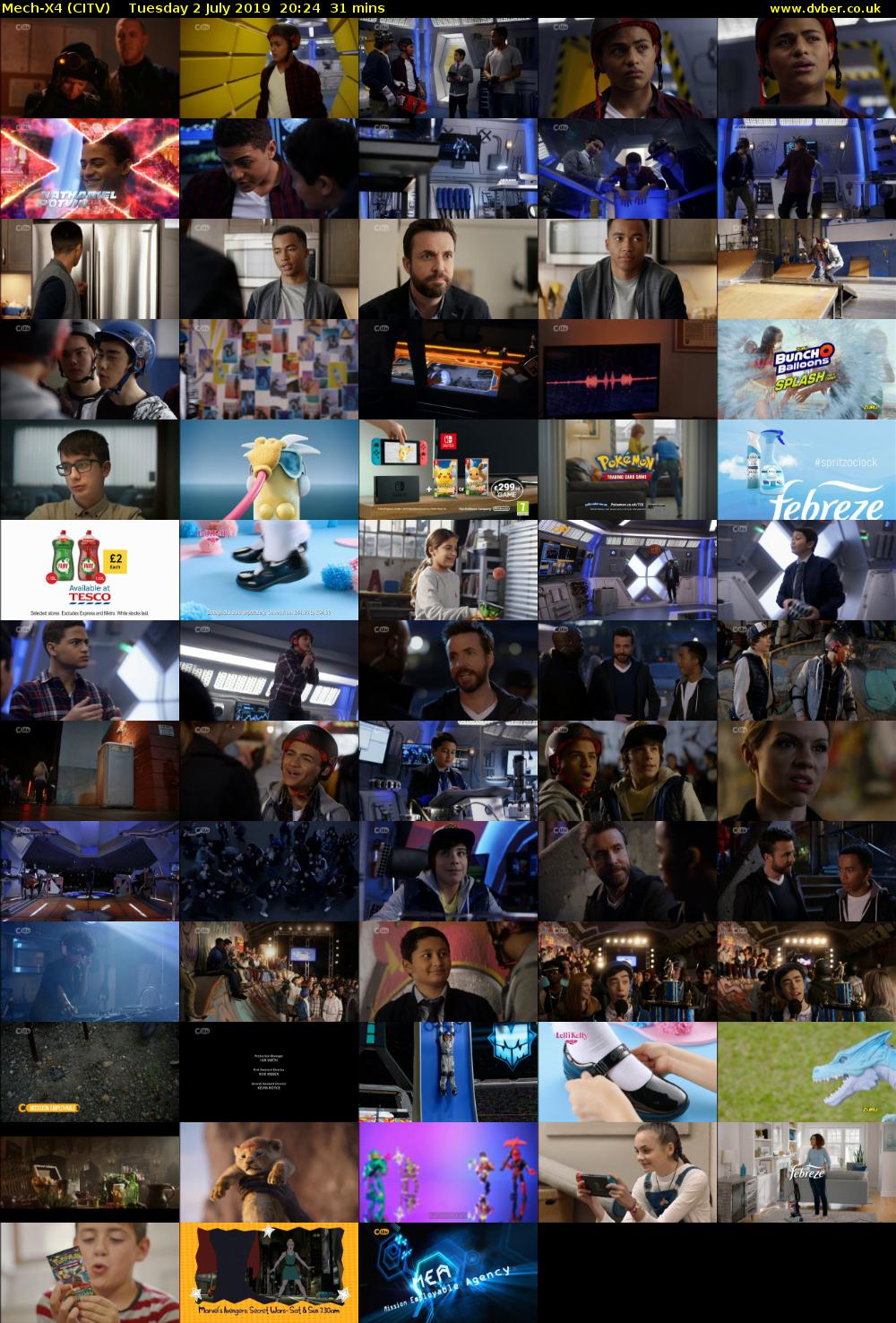 Mech-X4 (CITV) Tuesday 2 July 2019 20:24 - 20:55