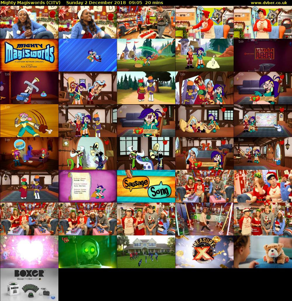 Mighty Magiswords (CITV) Sunday 2 December 2018 09:05 - 09:25