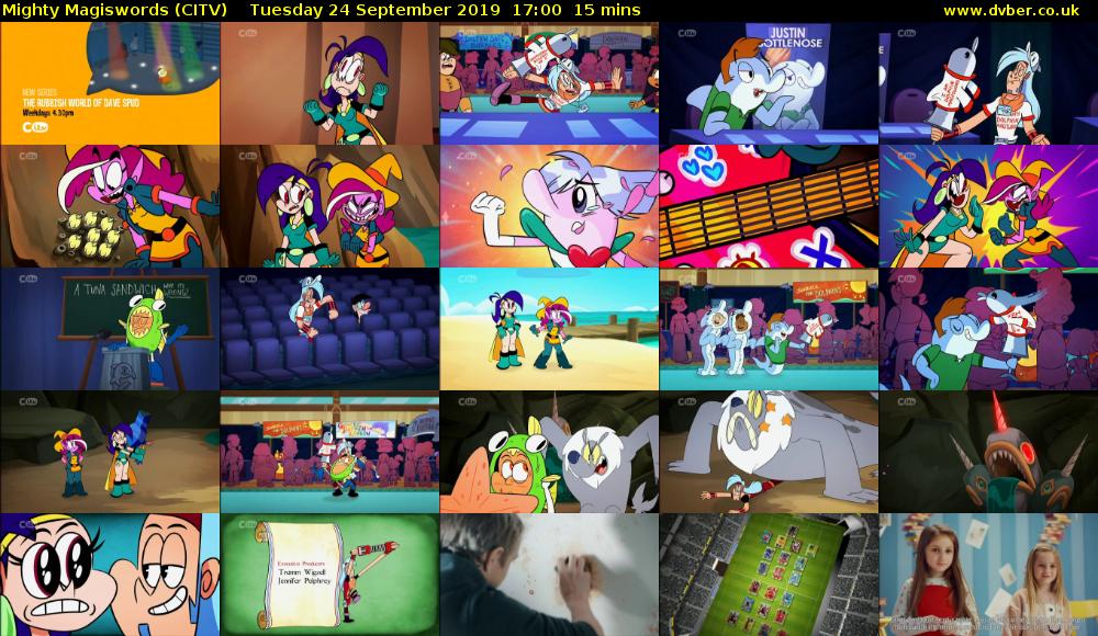 Mighty Magiswords (CITV) Tuesday 24 September 2019 17:00 - 17:15