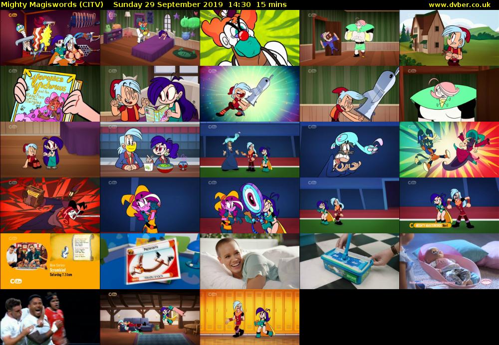 Mighty Magiswords (CITV) Sunday 29 September 2019 14:30 - 14:45