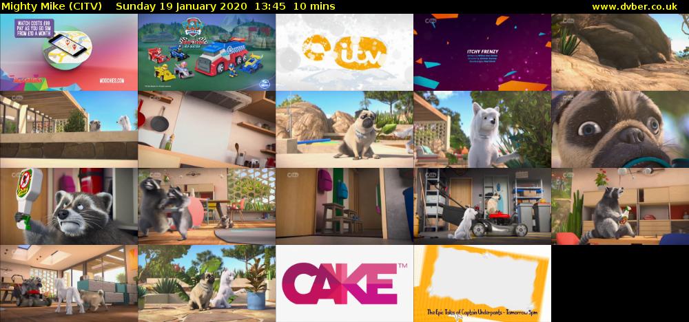 Mighty Mike (CITV) Sunday 19 January 2020 13:45 - 13:55