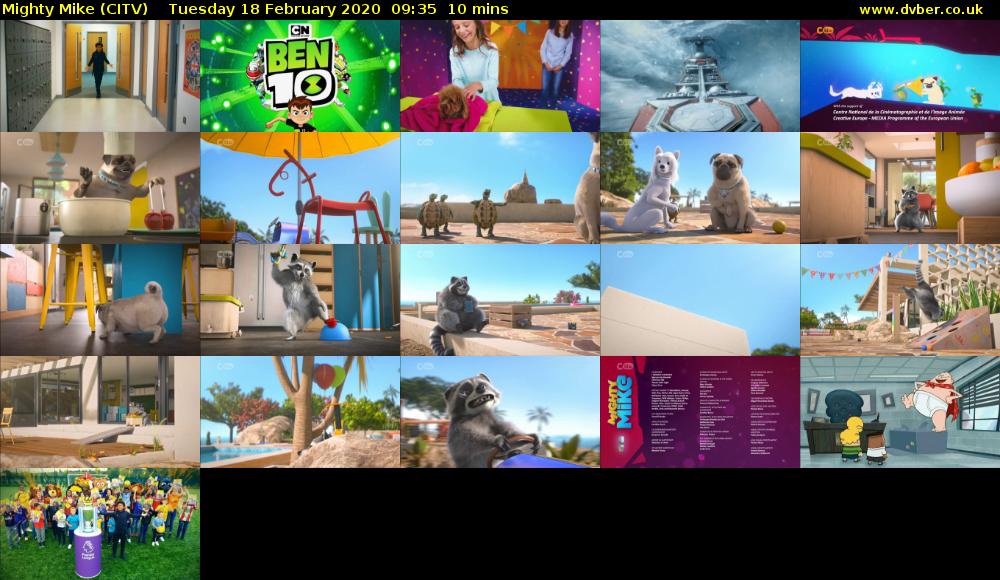 Mighty Mike (CITV) Tuesday 18 February 2020 09:35 - 09:45