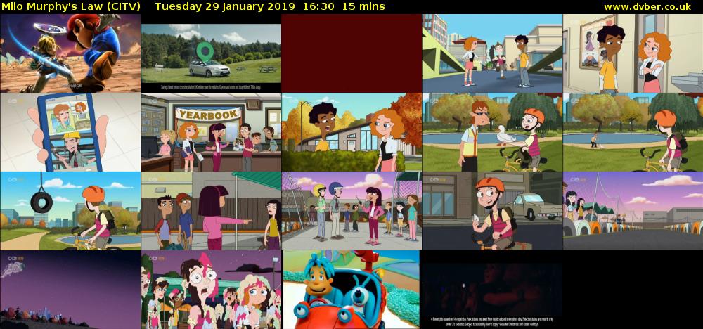 Milo Murphy's Law (CITV) Tuesday 29 January 2019 16:30 - 16:45