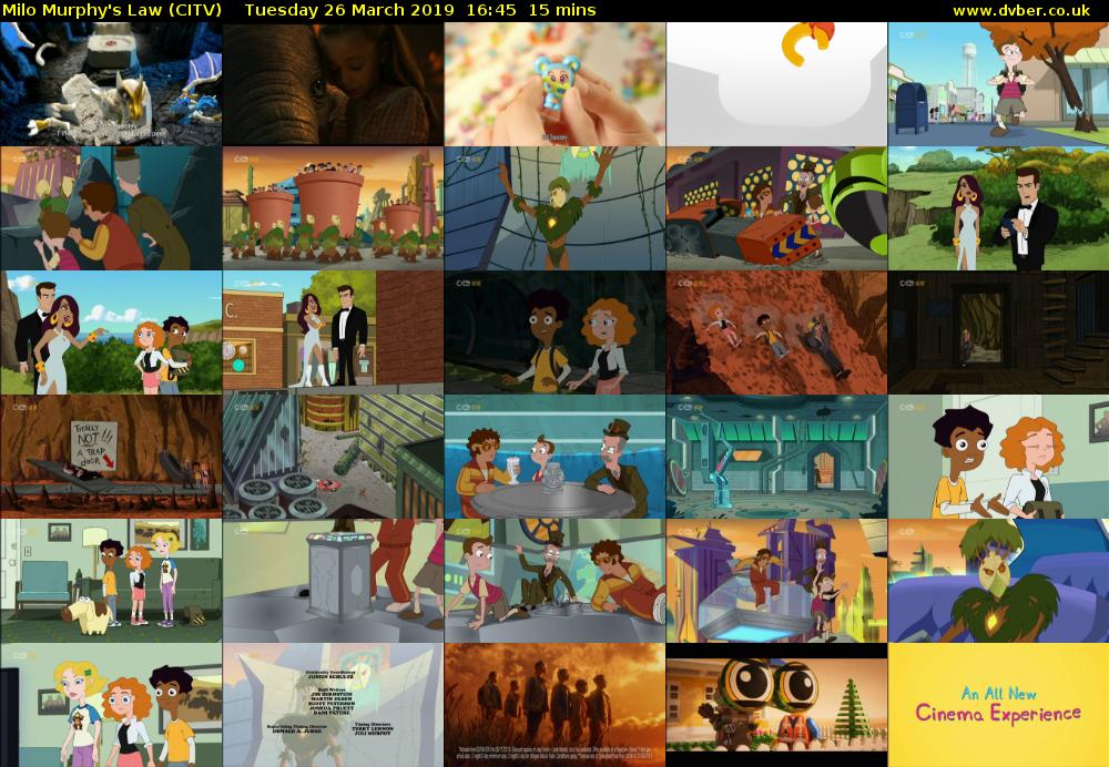 Milo Murphy's Law (CITV) Tuesday 26 March 2019 16:45 - 17:00