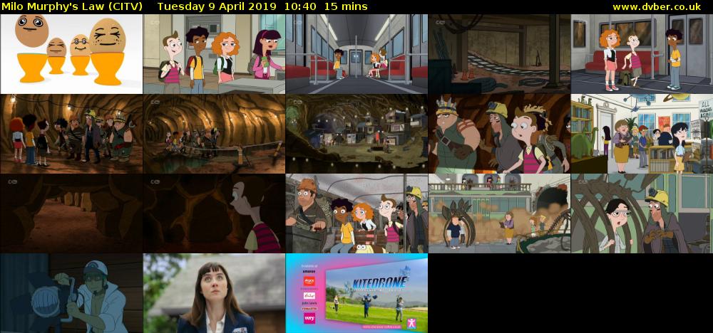 Milo Murphy's Law (CITV) Tuesday 9 April 2019 10:40 - 10:55
