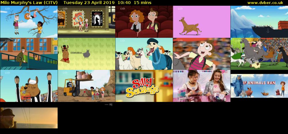 Milo Murphy's Law (CITV) Tuesday 23 April 2019 10:40 - 10:55