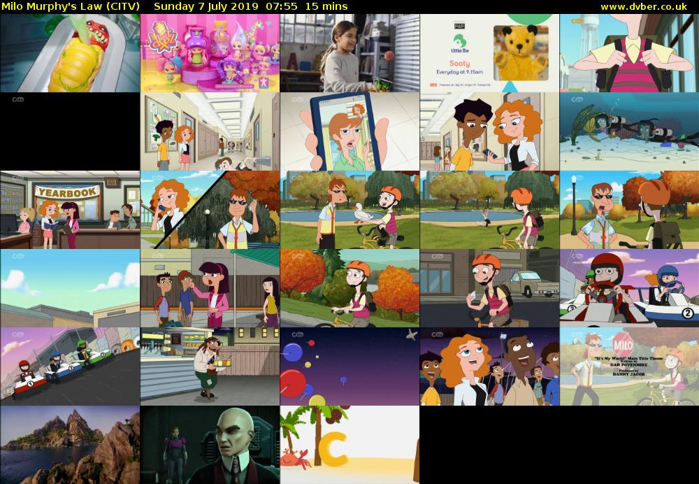 Milo Murphy's Law (CITV) Sunday 7 July 2019 07:55 - 08:10