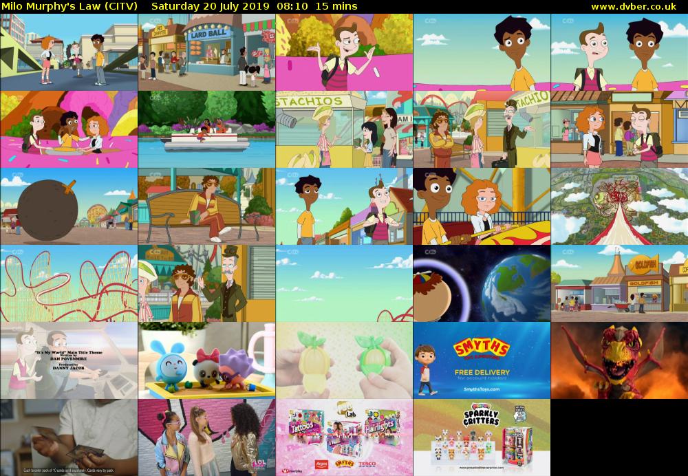 Milo Murphy's Law (CITV) Saturday 20 July 2019 08:10 - 08:25