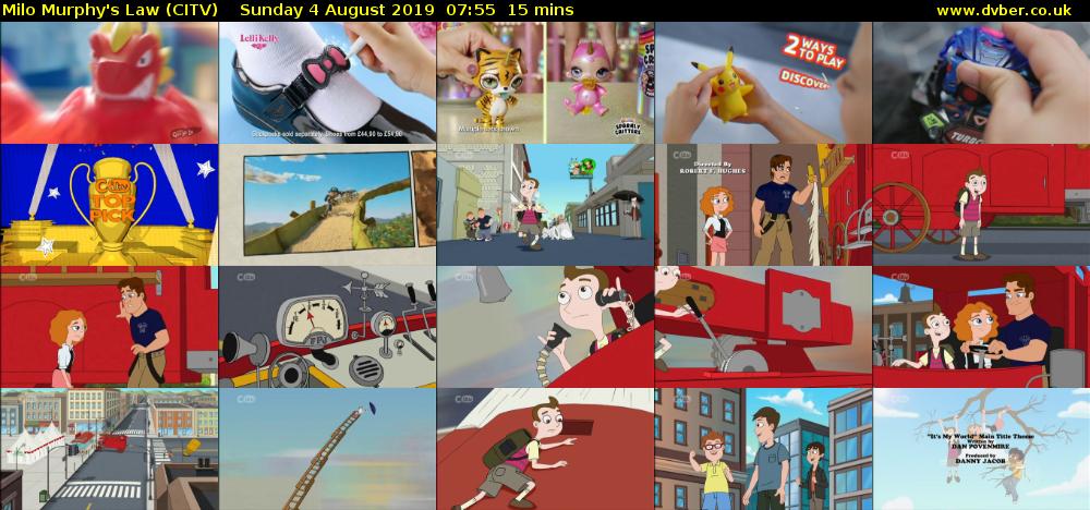 Milo Murphy's Law (CITV) Sunday 4 August 2019 07:55 - 08:10