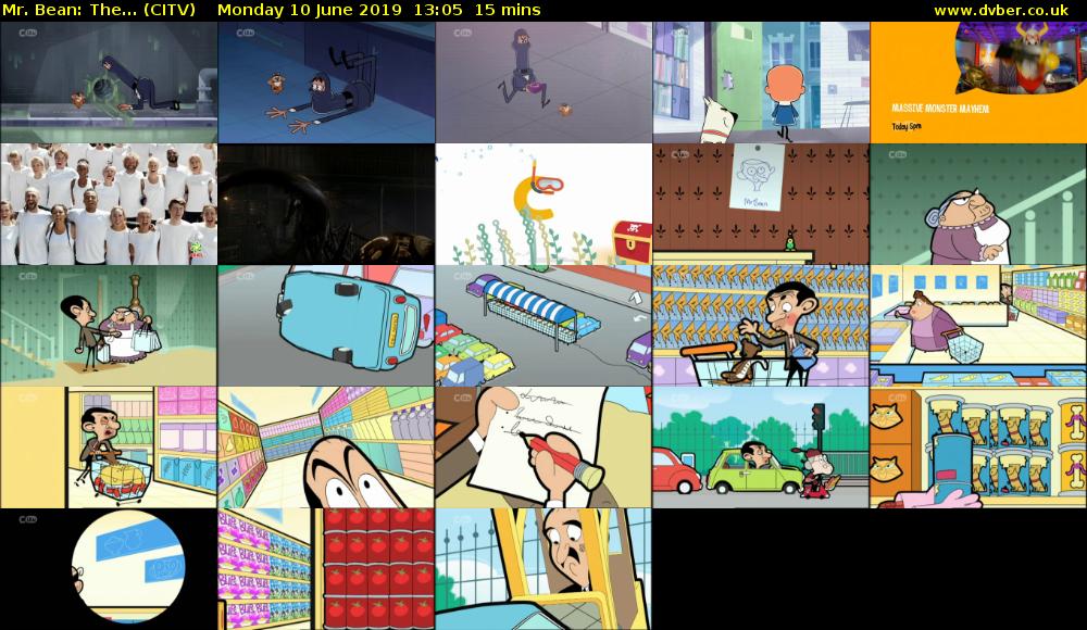 Mr. Bean: The... (CITV) Monday 10 June 2019 13:05 - 13:20